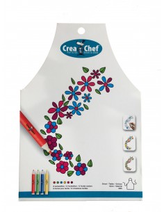Tablier Créa chef Fleurs