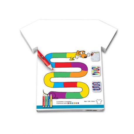 Tee-Shirt "Teckel multicolor"