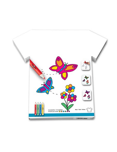 Tee-Shirt "Bouquet de papillons"