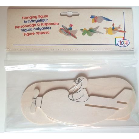 Puzzle 3D ferme en bois à colorier