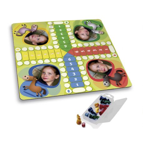 Jeu des petits chevaux personnalisé (galets de couleurs)