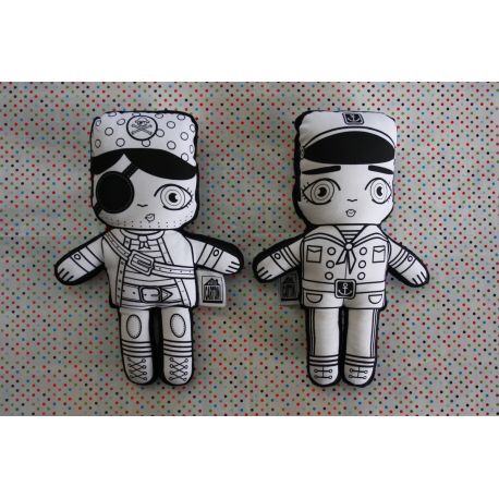 Flip Doll - Captain Bob & Pirate Billy