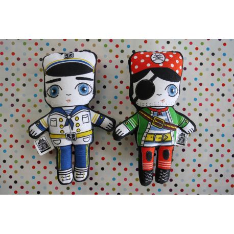 Flip Doll - Captain Bob & Pirate Billy