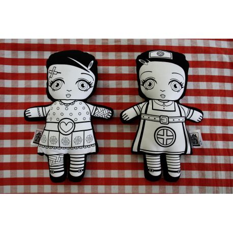 Flip Doll - Emma & Nurse Olga