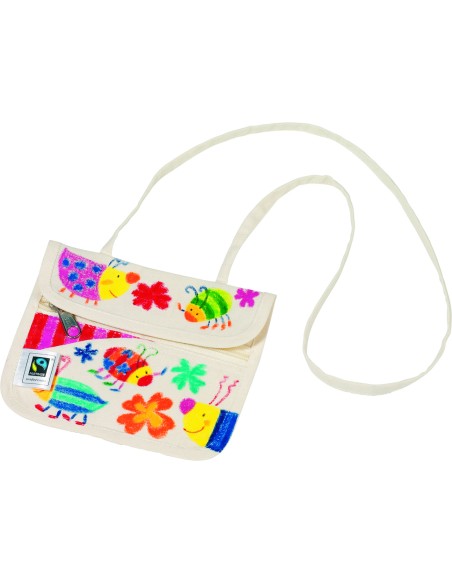 Pochette porte-monnaie à peindre