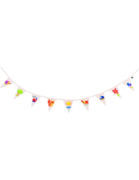 Guirlande de fanions à peindre