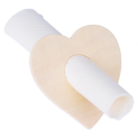 Ronds de serviettes en bois à colorier