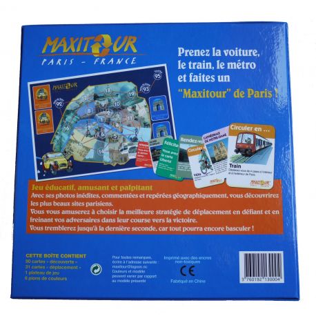 Maxitour Dos de la boite