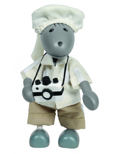 Souris à habiller en vacances