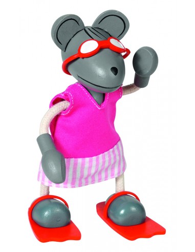 Souris à habiller en vacances