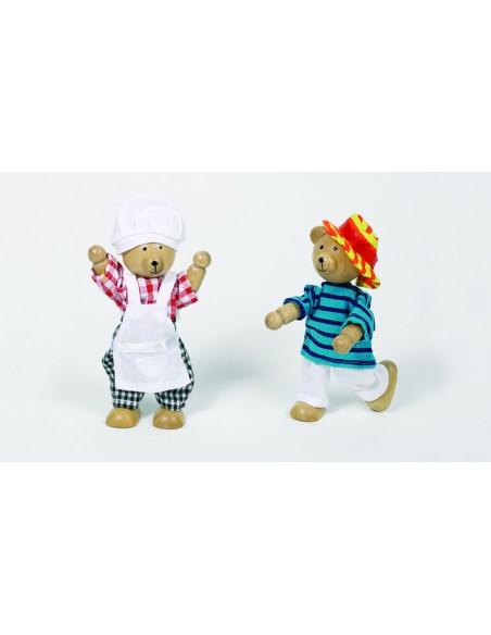 2 ours à habiller et leur garde-robe