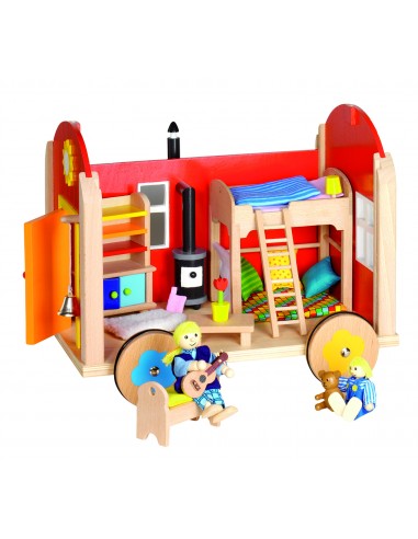 Maison de poupées 3 niveaux