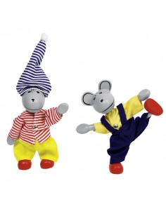 2 souris à habiller et leur garde-robe 2